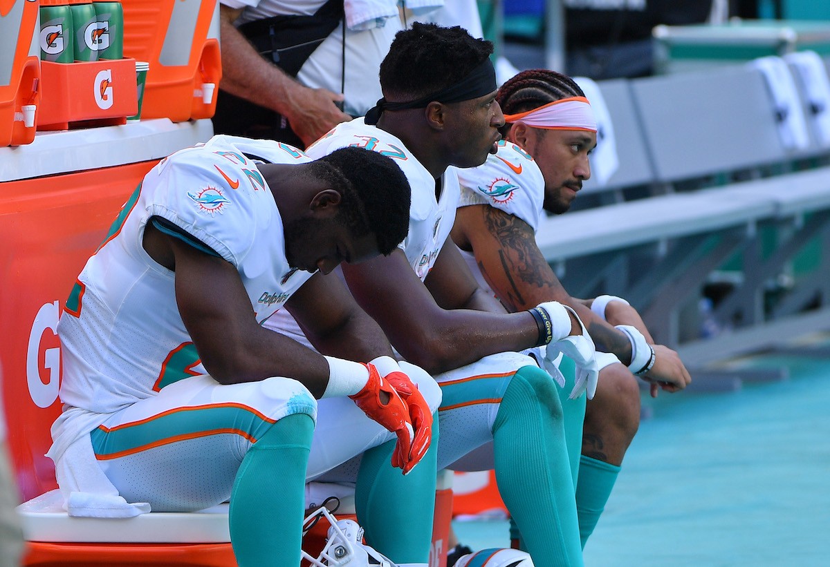 ON Sunday Dolphins were   So.Bad   Sunday  Some Players   Already Requested to Leave